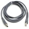 Фото - Кабель PowerPlant Coilded RJ45 to RS232 USB (CA911905), 1 м,  сірий | click.ua
