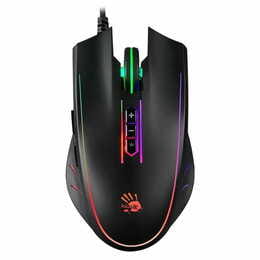 Мышь Q81 Bloody Neon XGlide Curve Black