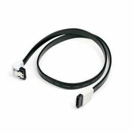Кабель передачи данных Atcom (AT17126) SATA-DATA 3.0, с защелкой, 50 см, черный
