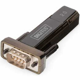 Адаптер Digitus USB to RS232, black (DA-70156)