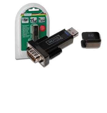 Адаптер Digitus USB to RS232, black (DA-70156)