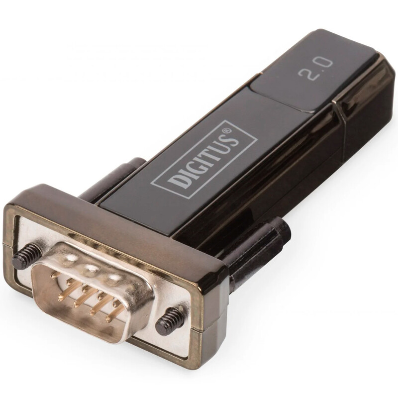 Адаптер Digitus USB to RS232, black (DA-70156)