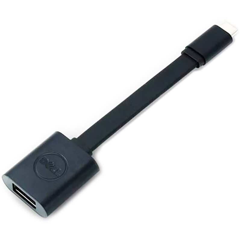 Адаптер Dell USB-C-USB 3.0 Black (470-ABNE)