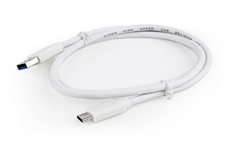 Кабель Cablexpert USB - USB Type-C V 3.0 (M/M) , 1 м, белый (CCP-USB3-AMCM-1M-W)