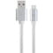 Фото - Кабель Cablexpert USB - USB Type-C (M/M), 1.8 м, серебристый (CCB-mUSB2B-AMCM-6-S) | click.ua