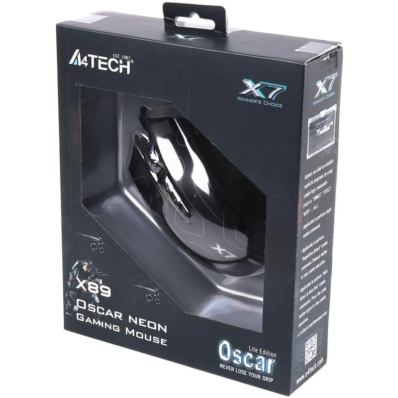 Мышь A4Tech X89 Black
