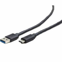Кабель Cablexpert USB - USB Type-C V 3.0 (M/M), 1 м, преміум, чорний (CCP-USB3-AMCM-1M)