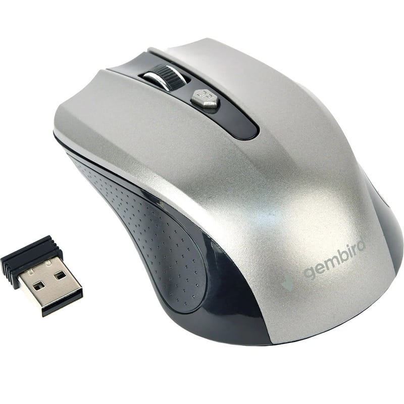 Мышь беспроводная Gembird MUSW-4B-04-BG Black/Grey USB