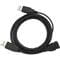 Фото - Кабель Gembird USB - 2xUSB V 2.0 (F/M), 0.9 м, чорний (CCP-USB22-AMAF-3) | click.ua