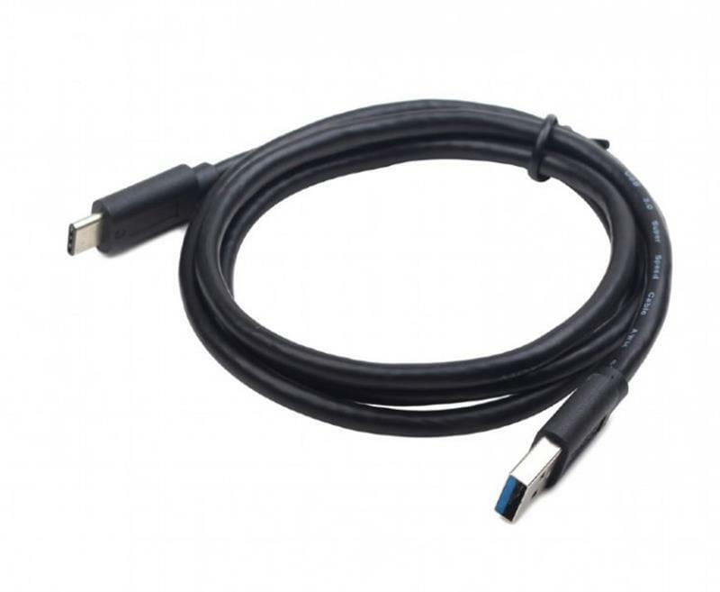 Кабель Cablexpert USB - USB Type-C V 3.0 (M/M), 0.1 м, премиум, черный (CCP-USB3-AMCM-0.1M)