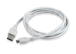 Кабель Cablexpert USB - Micro USB V 2.0 (M/M), 1.8 м, білий (CCP-mUSB2-AMBM-6-W)