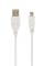 Фото - Кабель Cablexpert USB - mini USB V 2.0 (M/M), 5 pin, 0.9 м, White (CC-USB2-AM5P-3) | click.ua