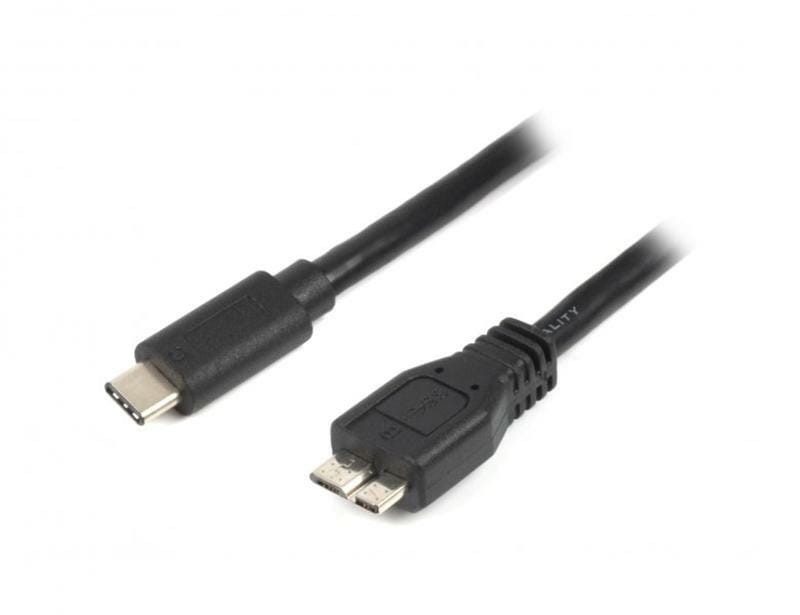 Кабель Cablexpert USB Type-C - micro USB Type-B (M/M), 1 м, черный (CCP-USB3-mBMCM-1M)