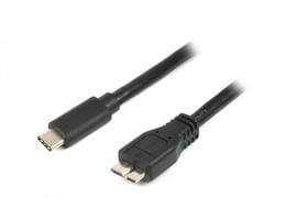 Кабель Cablexpert USB Type-C - micro USB Type-B (M/M), 1 м, чорний (CCP-USB3-mBMCM-1M)