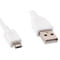 Фото - Кабель Cablexpert USB - micro USB V 2.0 (M/M), Premium, 1 м, белый (CCP-mUSB2-AMBM-W-1M) | click.ua