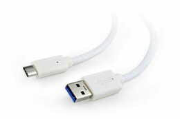 Кабель Cablexpert USB - USB Type-C V 3.0 (M/M), 0.5 м, преміум, білий (CCP-USB3-AMCM-W-0.5M)