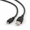 Фото - Кабель Cablexpert USB - micro USB V 2.0 (M/M), 0.1 м, чорний (CCP-mUSB2-AMBM-0.1M) | click.ua
