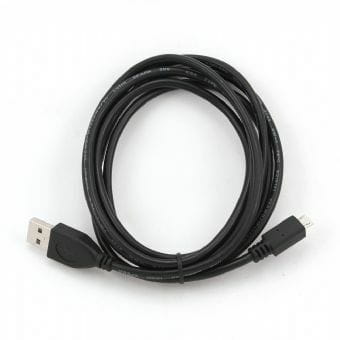 Кабель Cablexpert USB - micro USB V 2.0 (M/M), 1.8 м, черный (CCP-mUSB2-AMBM-6)