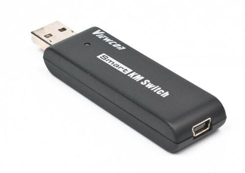 Photos - Cable (video, audio, USB) Viewcon Адаптер-перемикач  VE679 Smart KM Switch, USB - mini USB , Bla (M/F)