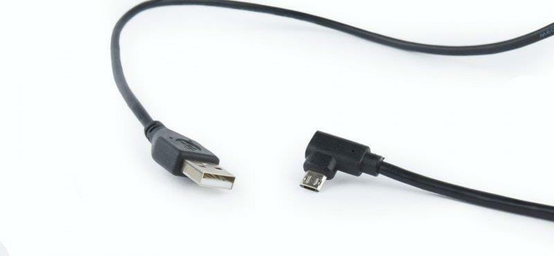 Кабель Cablexpert USB - micro USB V 2.0 (M/M), черный, 1.8 м (CCB-USB2-AMmDM90-6)