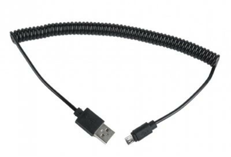 Кабель Cablexpert USB - micro USB V 2.0 (M/M), 1.8 м, спиральный, черный (CC-mUSB2C-AMBM-6)