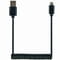 Фото - Кабель Cablexpert USB - micro USB V 2.0 (M/M), 1.8 м, спіральний, чорний (CC-mUSB2C-AMBM-6) | click.ua