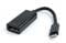 Фото - Адаптер Cablexpert USB Type-C - DisplayPort (M/F), 0.15 м, черный (A-CM-DPF-01) | click.ua