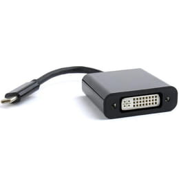 Адаптер Cablexpert USB Type-C - DVI (M/F), 0.15 м, чорний (A-CM-DVIF-01)