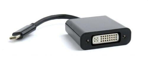 Photos - Cable (video, audio, USB) Cablexpert Адаптер  USB Type-C - DVI (M/F), 0.15 м, чорний  A (A-CM-DVIF-01)