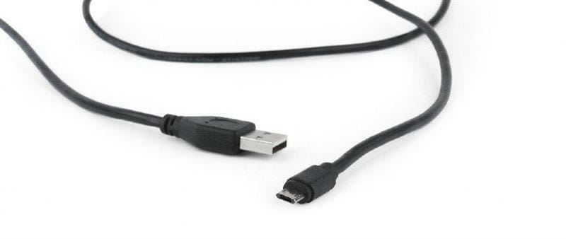 Кабель Cablexpert USB - micro USB V 2.0 (M/M), 1.8 м, черный (CC-USB2-AMmDM-6)