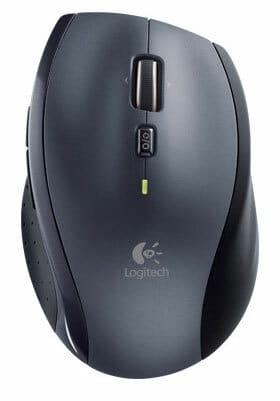 Мышь беспроводная Logitech M705 Marathon Black лазерная (910-001949)