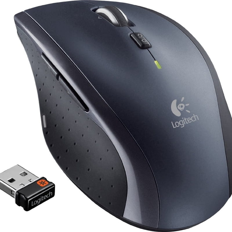 Мышь беспроводная Logitech M705 Marathon Black лазерная (910-001949)