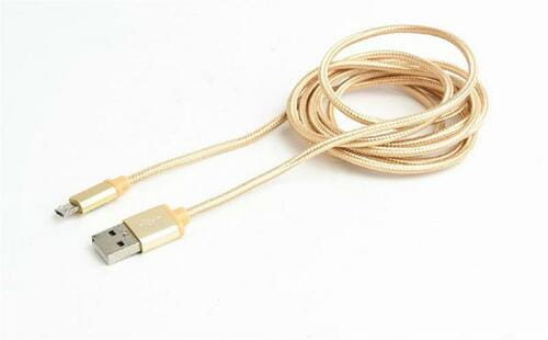 Фото - Кабель Cablexpert   USB - Micro USB V 2.0 , 1.8 м, золотистий (CCB-mUSB (M/M)