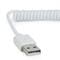 Фото - Кабель Cablexpert USB - micro USB V 2.0 (M/M), 1.8 м, спиральный, белый (CC-mUSB2C-AMBM-6-W) | click.ua