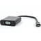 Фото - Адаптер Cablexpert USB Type-C - VGA (M/F), 0.15 м, чорний (AB-CM-VGAF-01) | click.ua
