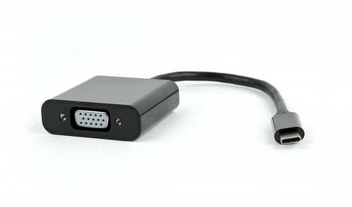 Photos - Cable (video, audio, USB) Cablexpert Адаптер  USB Type-C - VGA (M/F), 0.15 м, чорний  (AB-CM-VGAF-01)