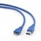 Фото - Кабель Gembird USB - micro USB Type-B V 3.0 (M/M), 5pin, 0.5 м, синій (CCP-mUSB3-AMBM-0.5M) | click.ua