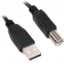 Кабель Maxxter USB - USB Type-B V 2.0 (M/M), 4.5 м , Black (U-AMBM-15)