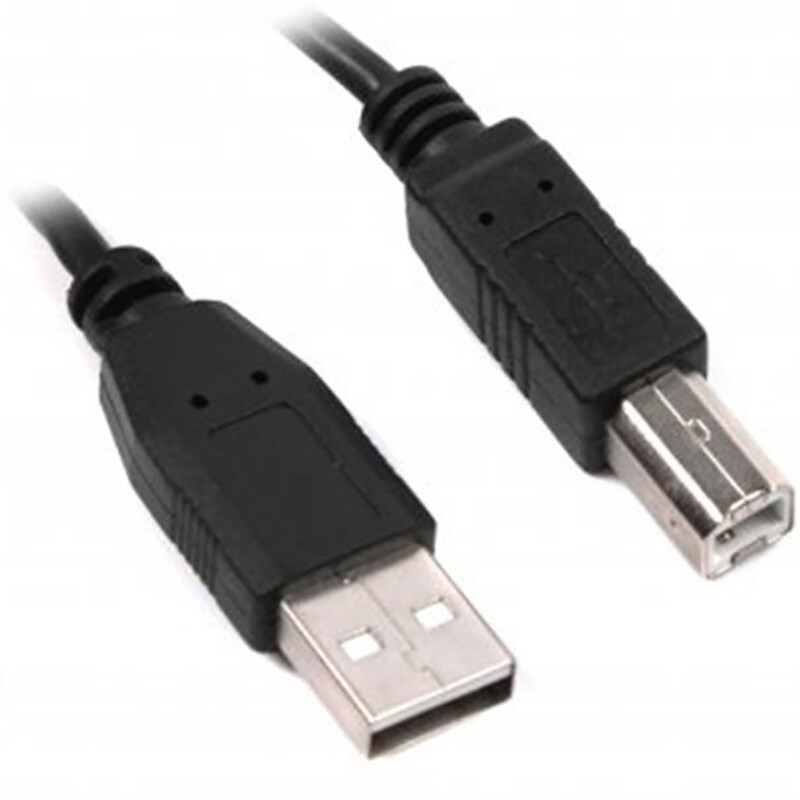 Кабель Maxxter USB - USB Type-B V 2.0 (M/M), 4.5 м , Black (U-AMBM-15)
