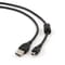 Фото - Кабель Cablexpert Premium USB - mini USB V 2.0 (M/M), ферит, 1.8 м, чорний (CCF-USB2-AM5P-6) | click.ua