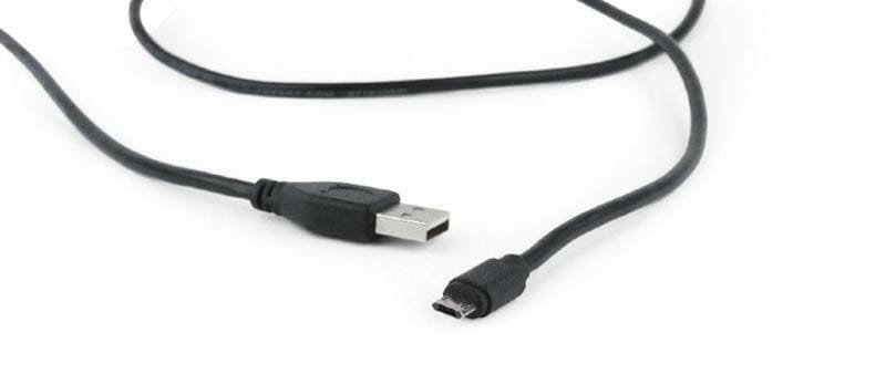 Кабель Cablexpert USB - micro USB V 2.0 (M/M), черный, 1.8 м (CCB-USB2-AMmDM-6)