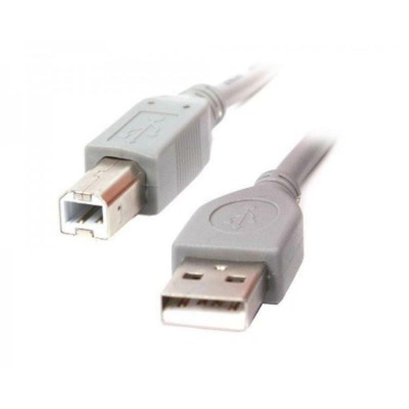 Кабель Cablexpert USB -  USB Type-B V 2.0 (M/M), 1.8 м, серый (CCP-USB2-AMBM-6G)