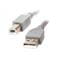 Фото - Кабель Cablexpert USB -  USB Type-B V 2.0 (M/M), 1.8 м, серый (CCP-USB2-AMBM-6G) | click.ua