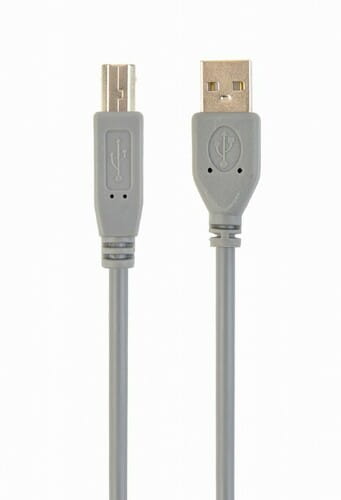 Фото - Кабель Cablexpert   USB - USB Type-B V 2.0 , 1.8 м, сірий (CCP-USB2-AMB (M/M)