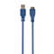 Фото - Кабель Gembird USB - microUSB Type-B (M/M), 1.8 м, синій (CCP-mUSB3-AMBM-6) | click.ua