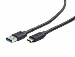 Кабель Cablexpert USB - USB Type-C (M/M), 3 м, премиум, черный (CCP-USB3-AMCM-10)