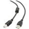 Фото - Кабель Maxxter USB - USB Type-B V 2.0 (M/M), 1 м, феритовий фільтр, Black (UF-AMBM-1M) | click.ua