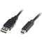 Фото - Кабель REAL-EL USB - USB Type-C V 2.0 (M/M), 1 м, чорний (EL123500016) | click.ua