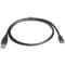 Фото - Кабель REAL-EL USB - USB Type-C V 2.0 (M/M), 1 м, чорний (EL123500016) | click.ua