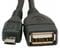 Фото - Кабель Atcom USB - micro USB V 2.0 (F/M), 0.1 м, черный (3792) | click.ua